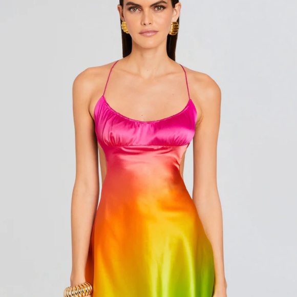 Josefine Silk Ombré Dress - Picture 7 of 7